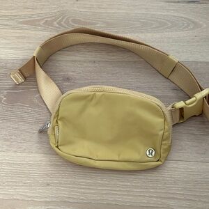 Lululemon Athletica Yellow Belt Bag Cross Body